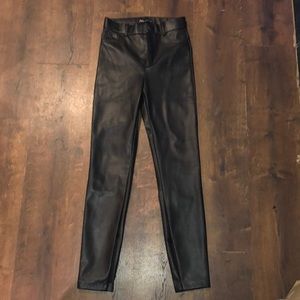 Zara leather pants